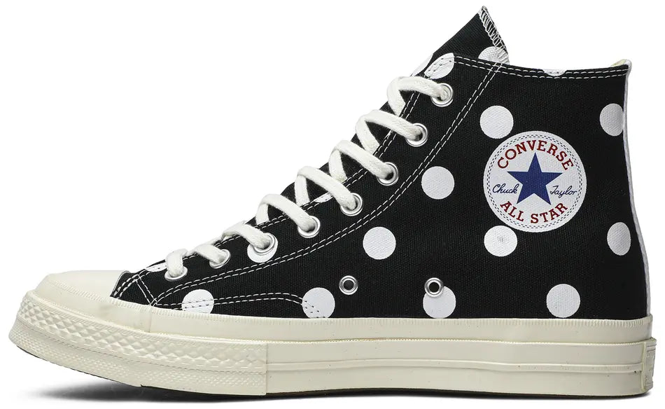 Converse Chuck Taylor All Star 70 Hi
Comme des Garcons PLAY Polka Dot Black