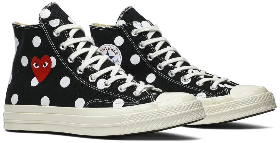 Converse Chuck Taylor All Star 70 Hi
Comme des Garcons PLAY Polka Dot Black pair