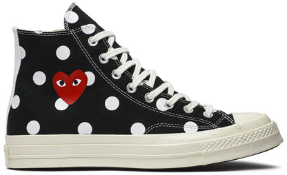 Converse Chuck Taylor All Star 70 Hi
Comme des Garcons PLAY Polka Dot Black