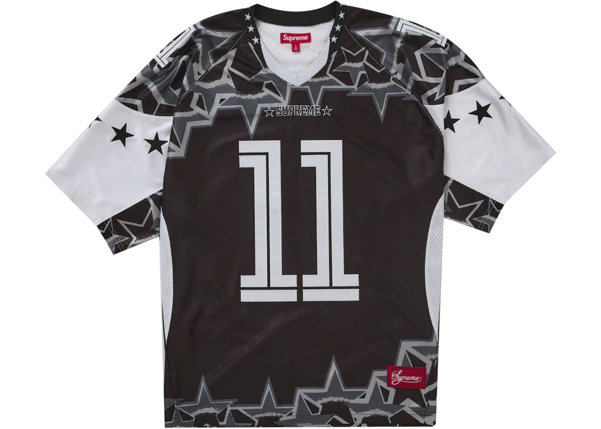 シャツ Supreme Stars Football Jersey M Black Supreme Stars Football Jersey Black