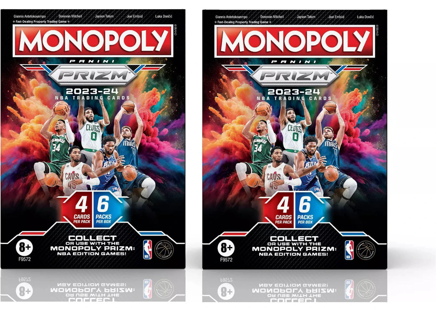 2023-24 Panini Prizm Monopoly NBA Booster Box 2x Lot -1