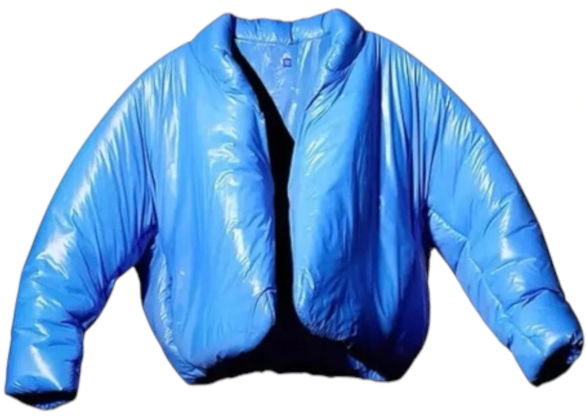 Yeezy Gap Engineered By Balenciaga Round Puffer Jacket Blue -1
