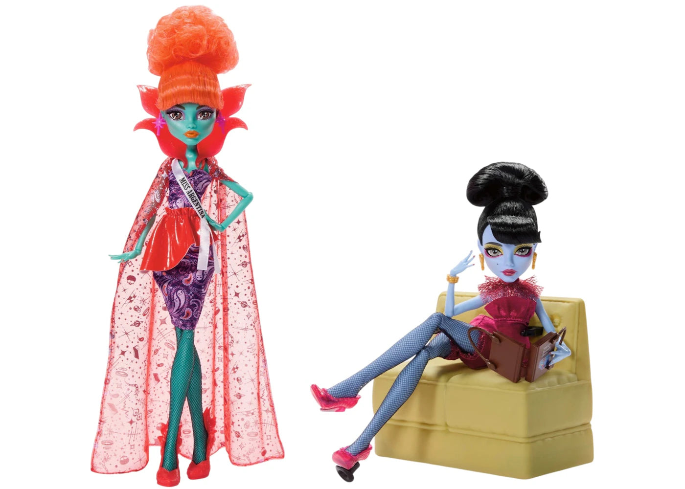 Mattel Monster High Beetlejuice Waiting Room Dolls (2-Pack) -1