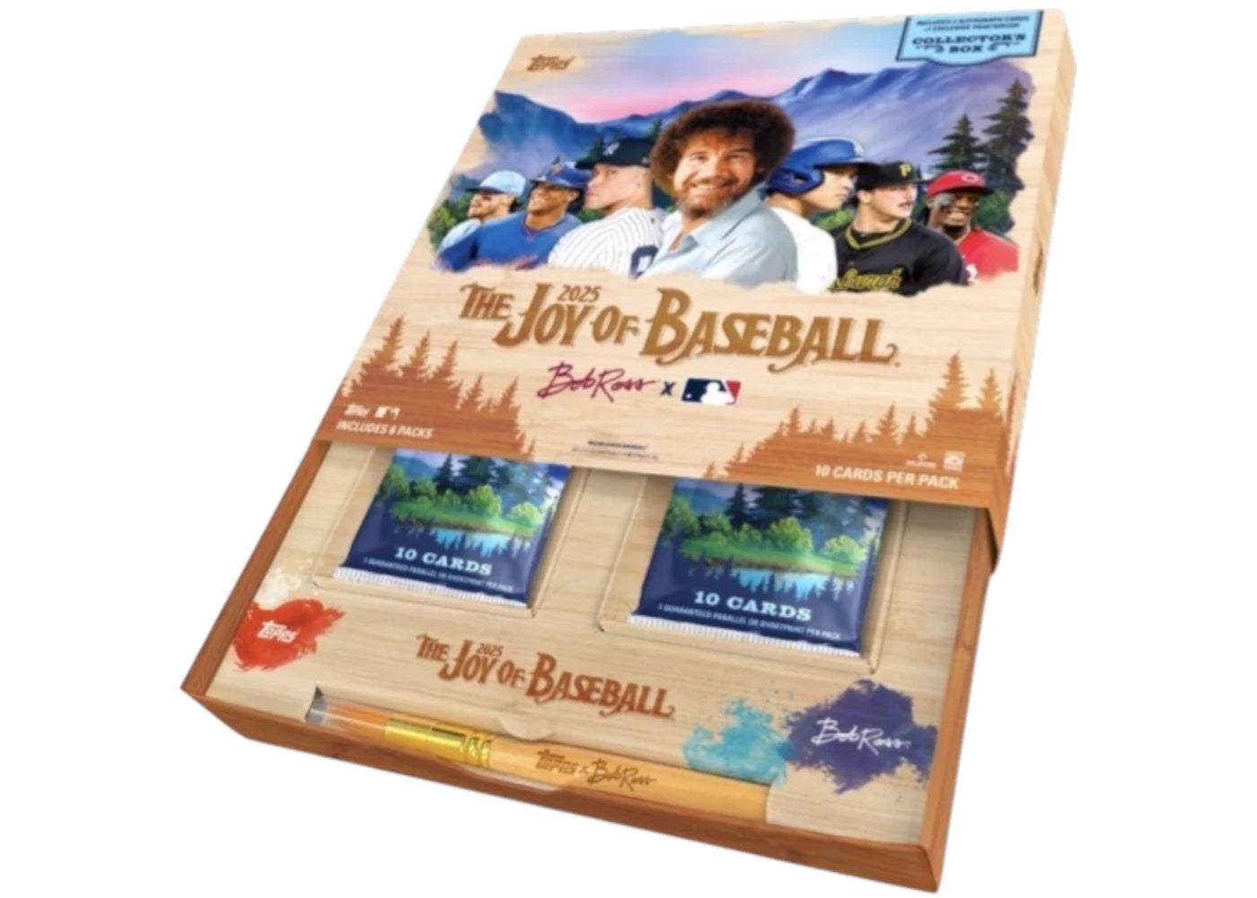 2025 Topps x Bob Ross The Joy of Baseball Collectors Box -1