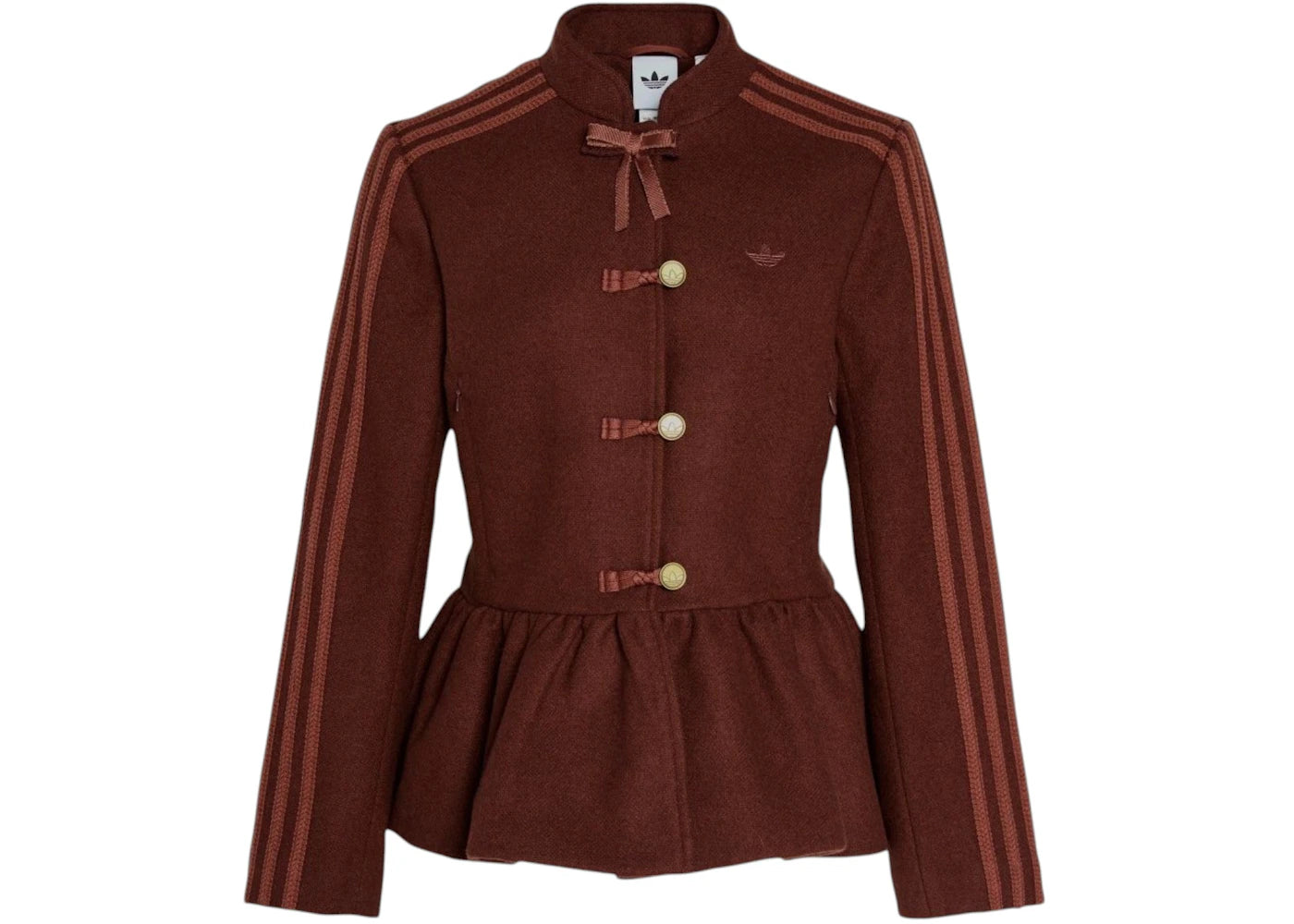 adidas Womens New Year Jacket (Asia Sizing) Brown -1