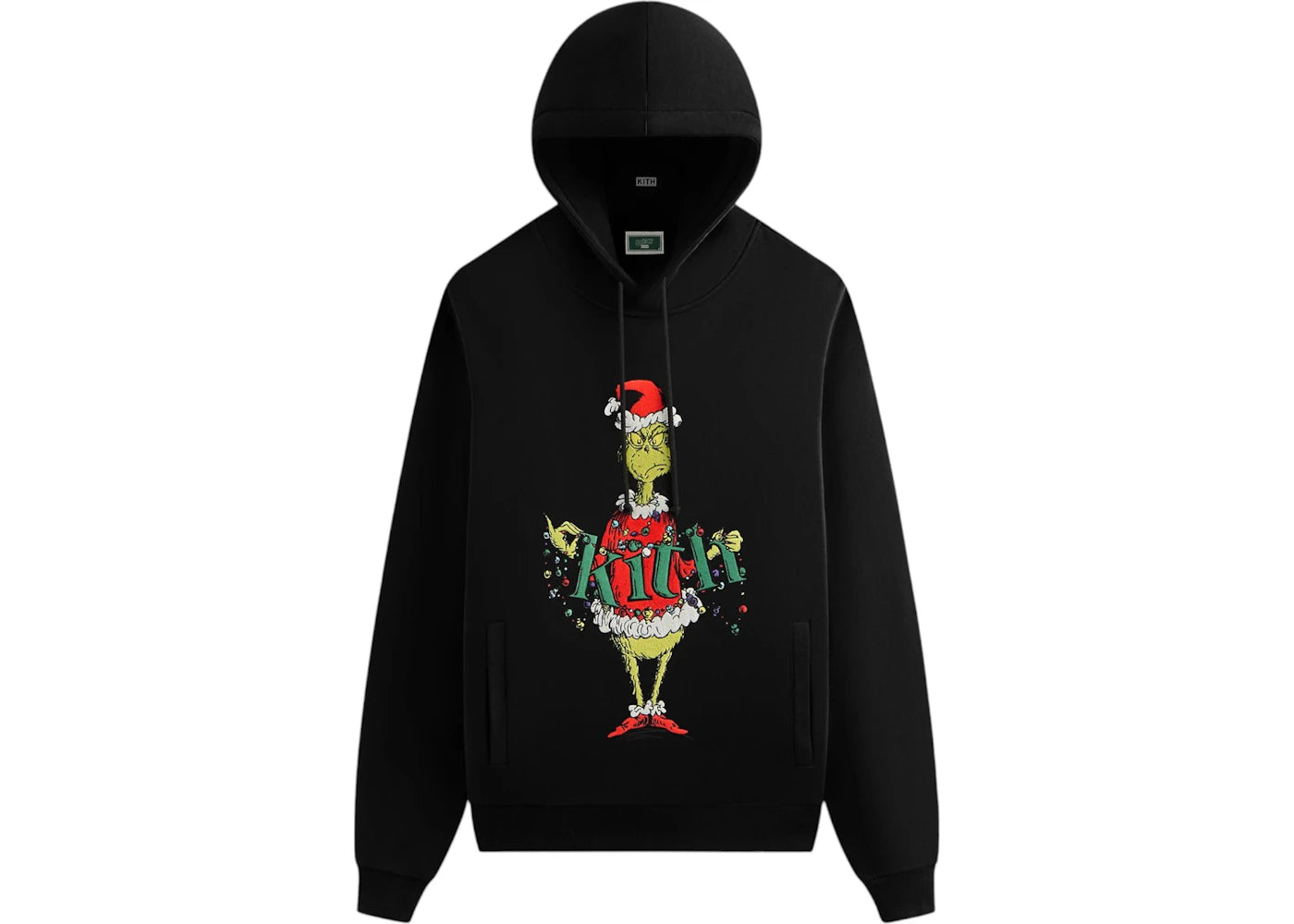 Kith x The Grinch Ornament Williams III Hoodie Black -1