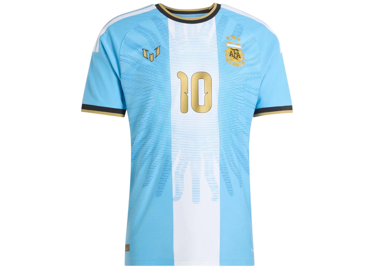adidas Argentina Messi 10 26 Authentic Jersey Light Blue -1