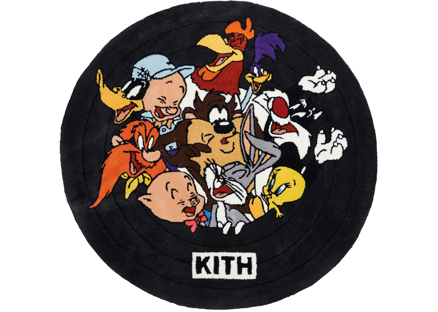Kith x Looney Tunes Circle Huddle Rug -1