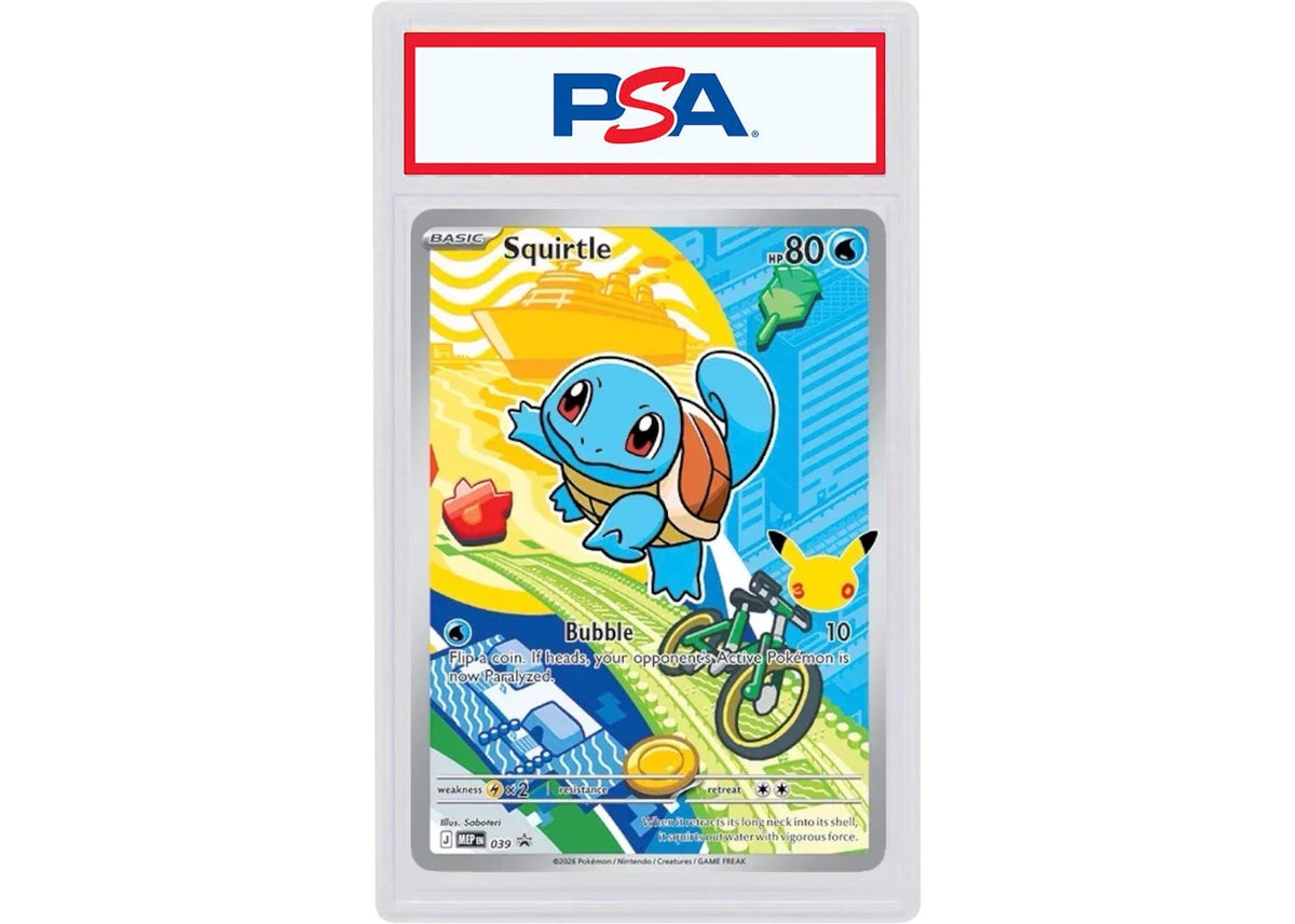 Squirtle 2026 Pokémon Mega Evolution First Partners Collection Promo 39 (PSA Graded) -1