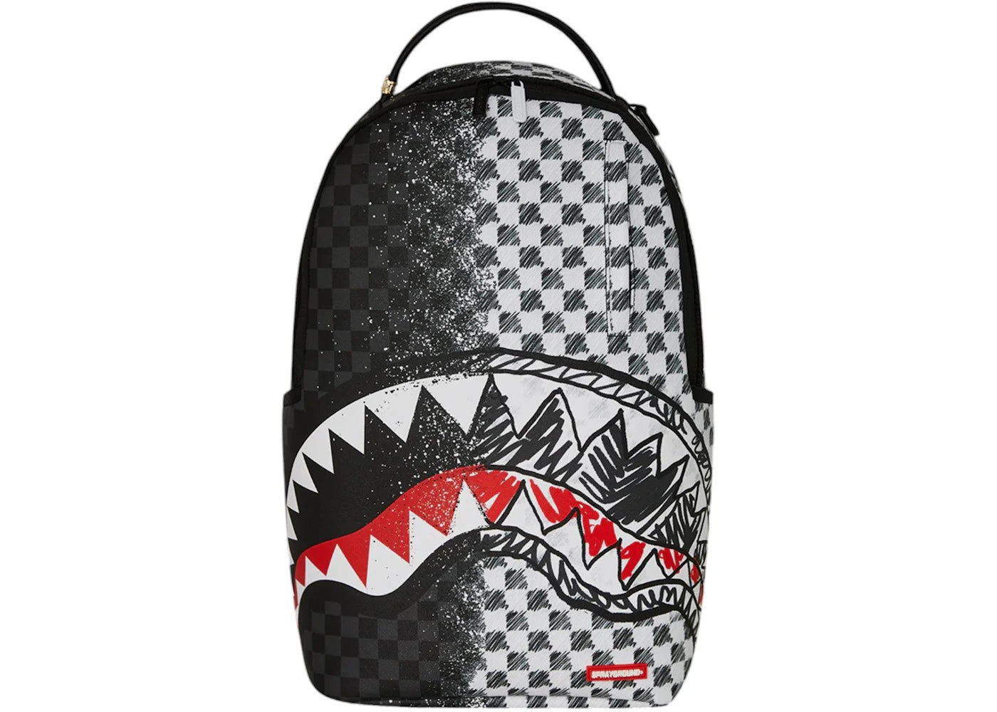 Sprayground Scribble Dribble Check Backpack Multicolor -1