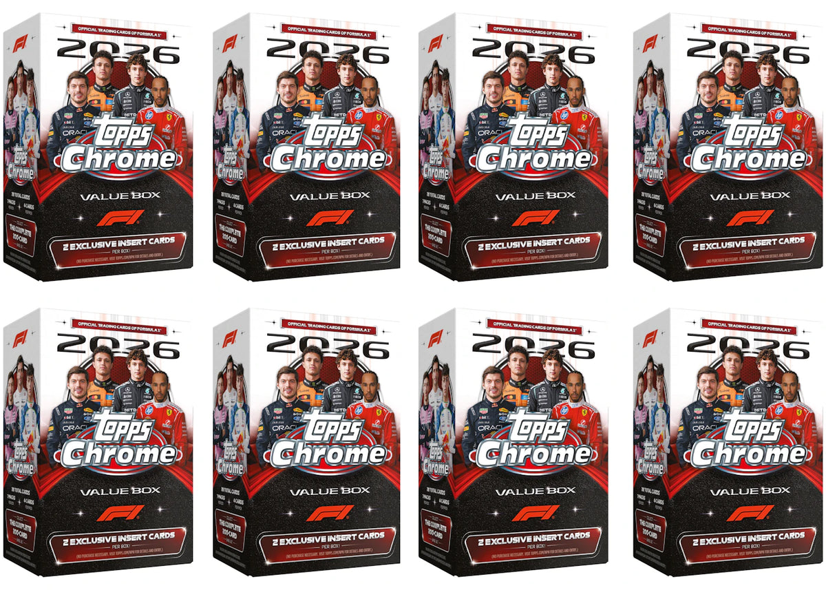 2026 Topps Chrome Formula 1 Value Box 8x Lot -1