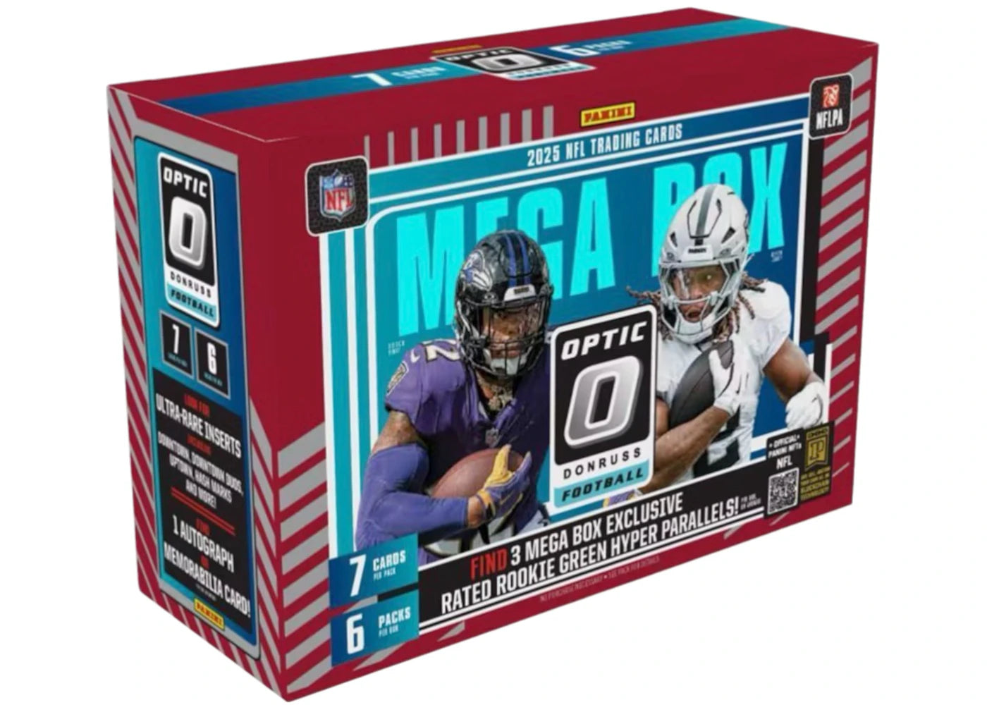2025 Panini Donruss Optic Football Mega Box (Green Hyper) -1