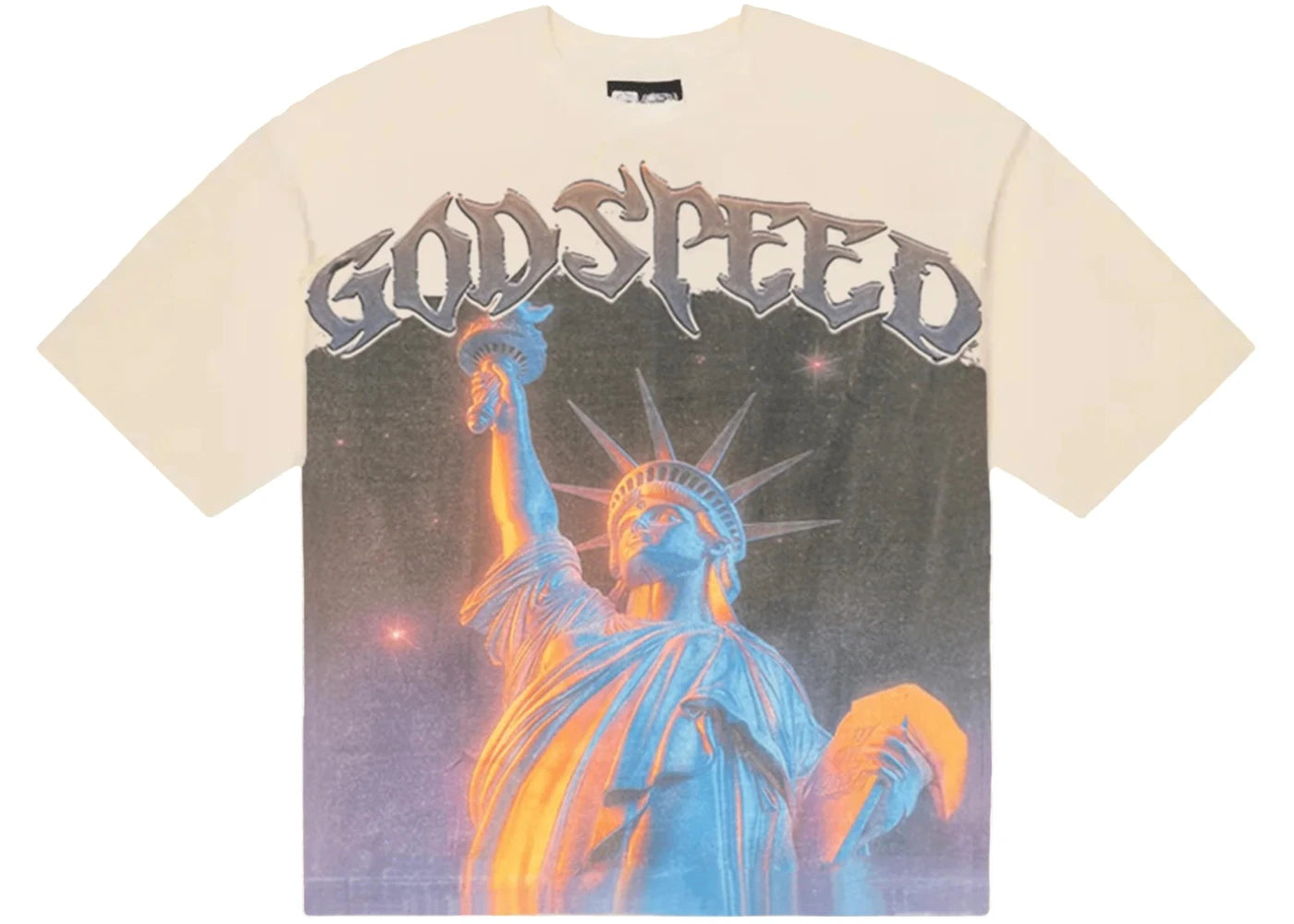 Godspeed Purple City Bone Tee Bone -1