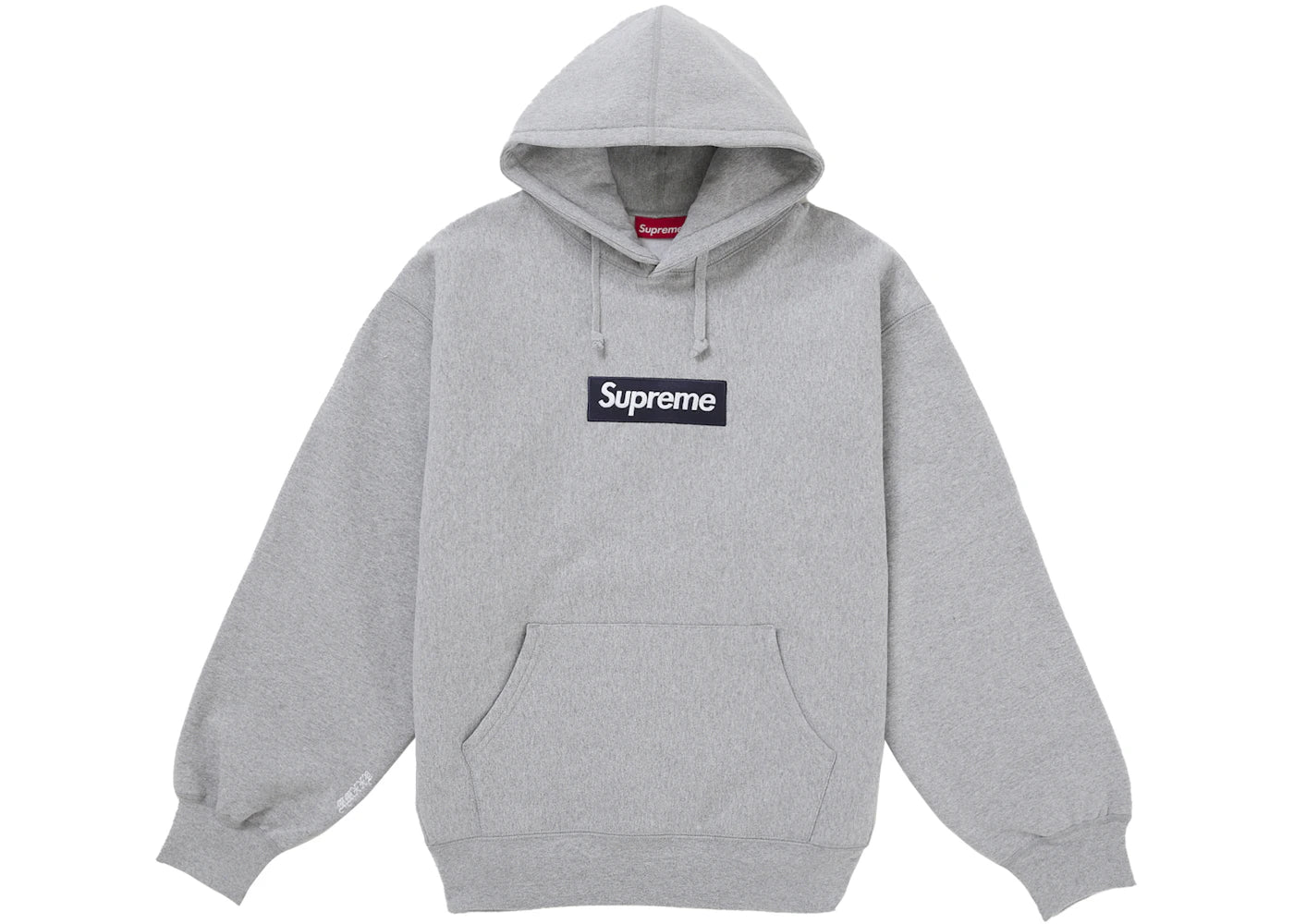 Supreme Box Logo Hooded Sweatshirt (FW25) Heather Grey -1