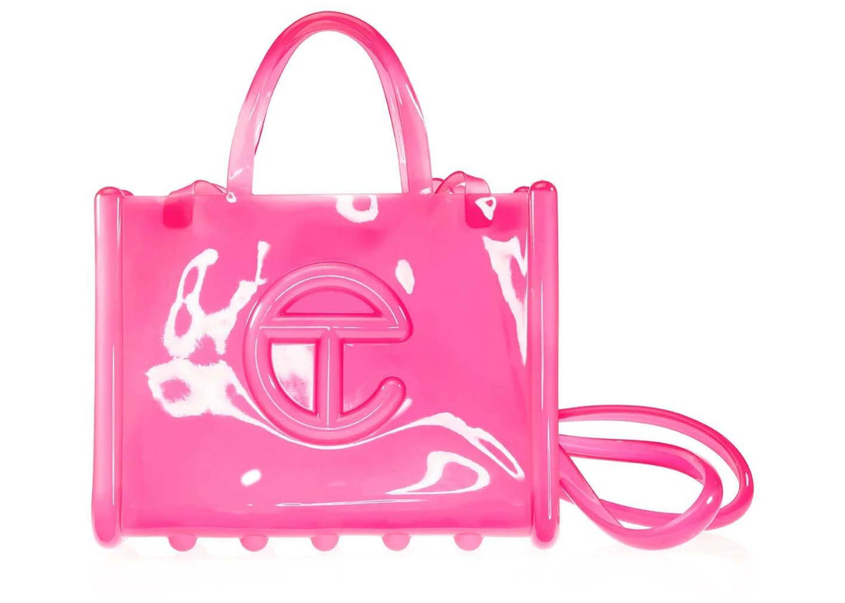 Telfar x Melissa Medium Jelly Shopper Clear Pink -1