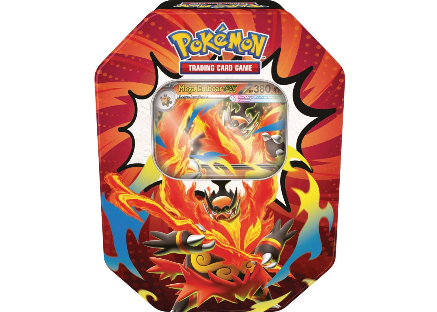 2026 Pokémon Mega Evolution Ascended Heroes Mega Emboar ex Tin -1