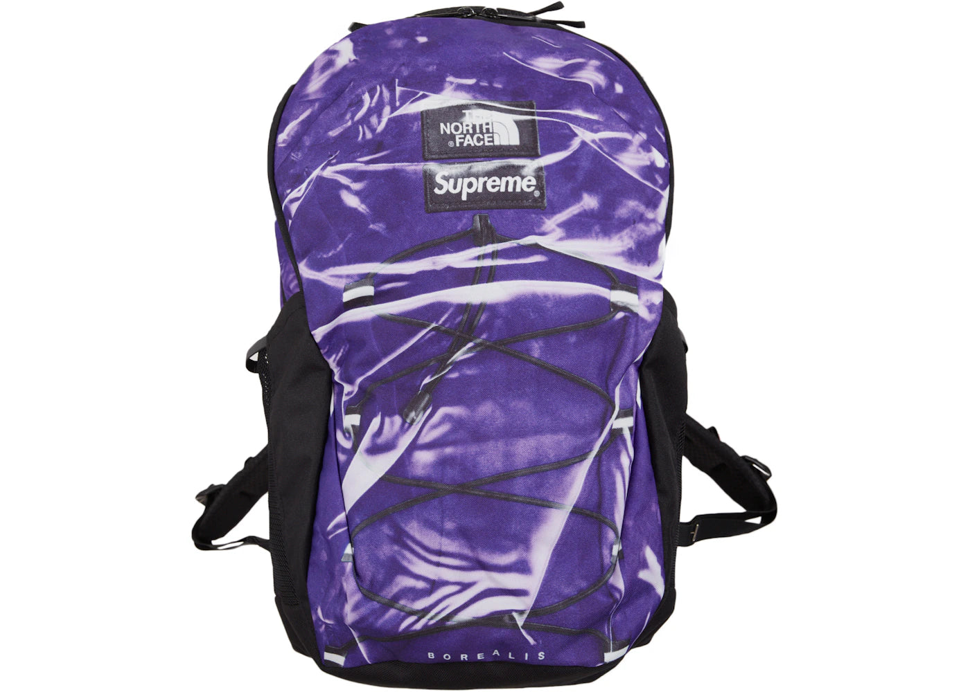 Supreme The North Face Printed Borealis Trompe L'oeil Backpack Purple -1