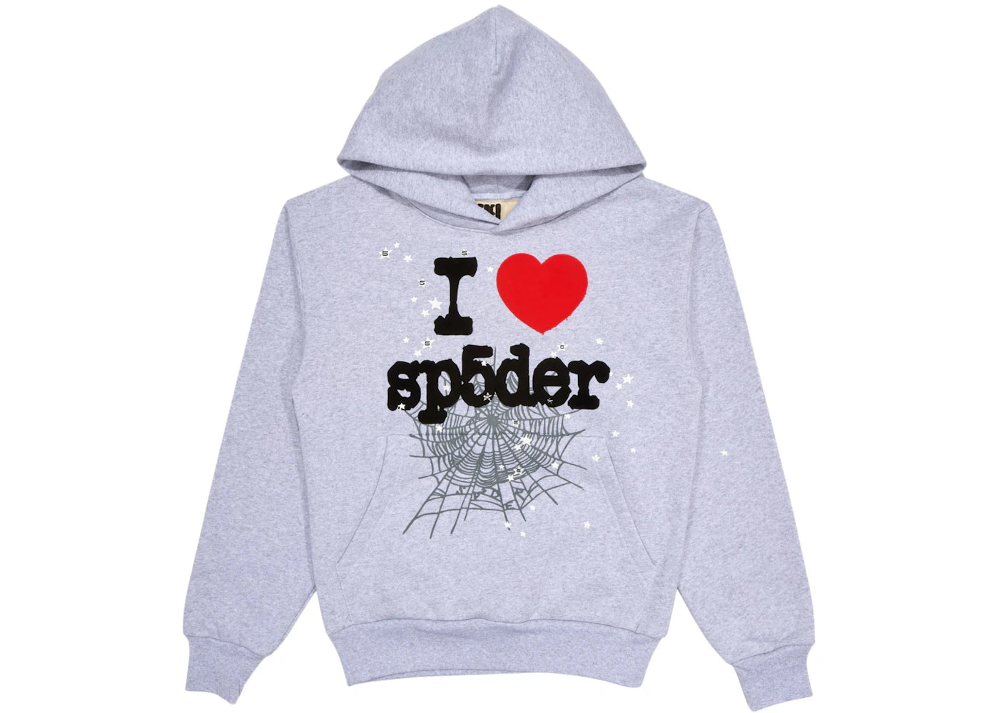 Sp5der Souvenir Hoodie Heather Grey -1