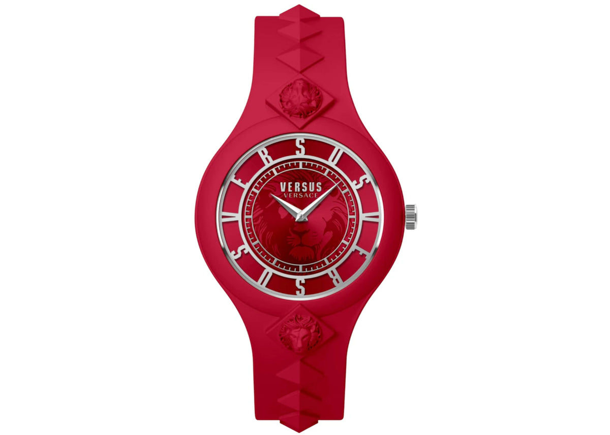Versus Versace Fire Island Studs VSP1R1721 (Red Enamel) -1