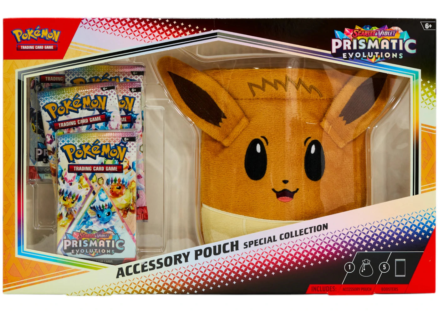 Pokémon Scarlet & Violet Prismatic Evolutions Accessory Pouch Special Collection -1