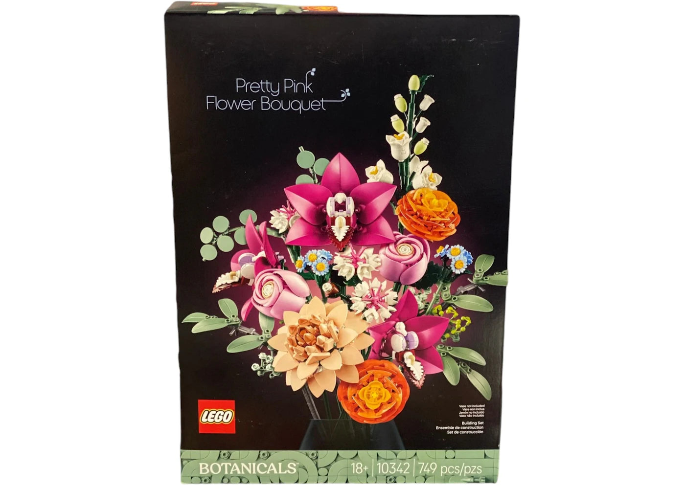 LEGO Botanical Collection Pretty Pink Flower Bouquet Set 10342 -1