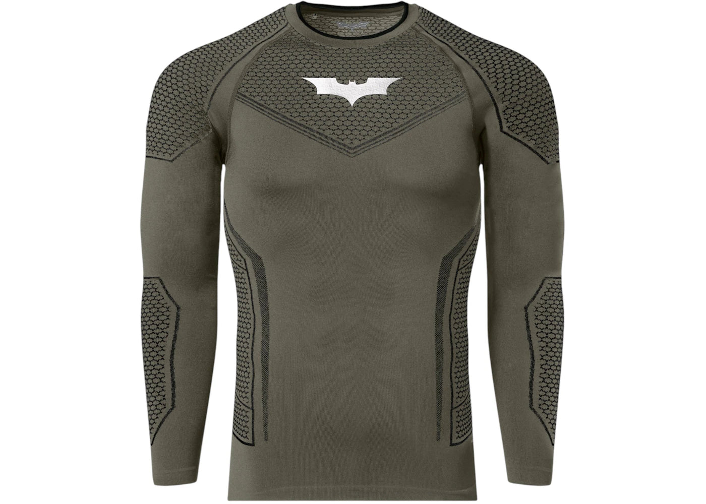 YoungLA x Batman Compression L/S Tee Grey/Green -1