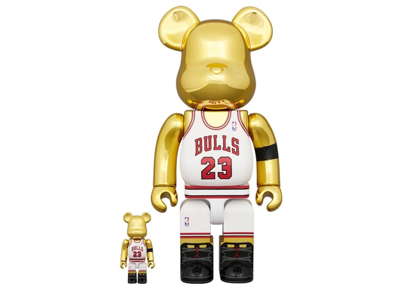 Bearbrick Michael Jordan 1991 World Champion 100% & 400% Set -1