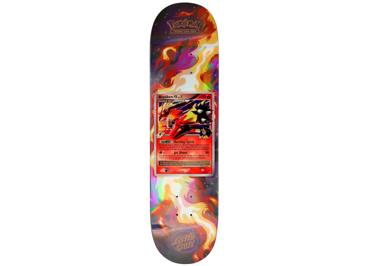 Santa Cruz Skateboards X Pokemon 2026 Skateboard Deck - Blaziken Edition -1