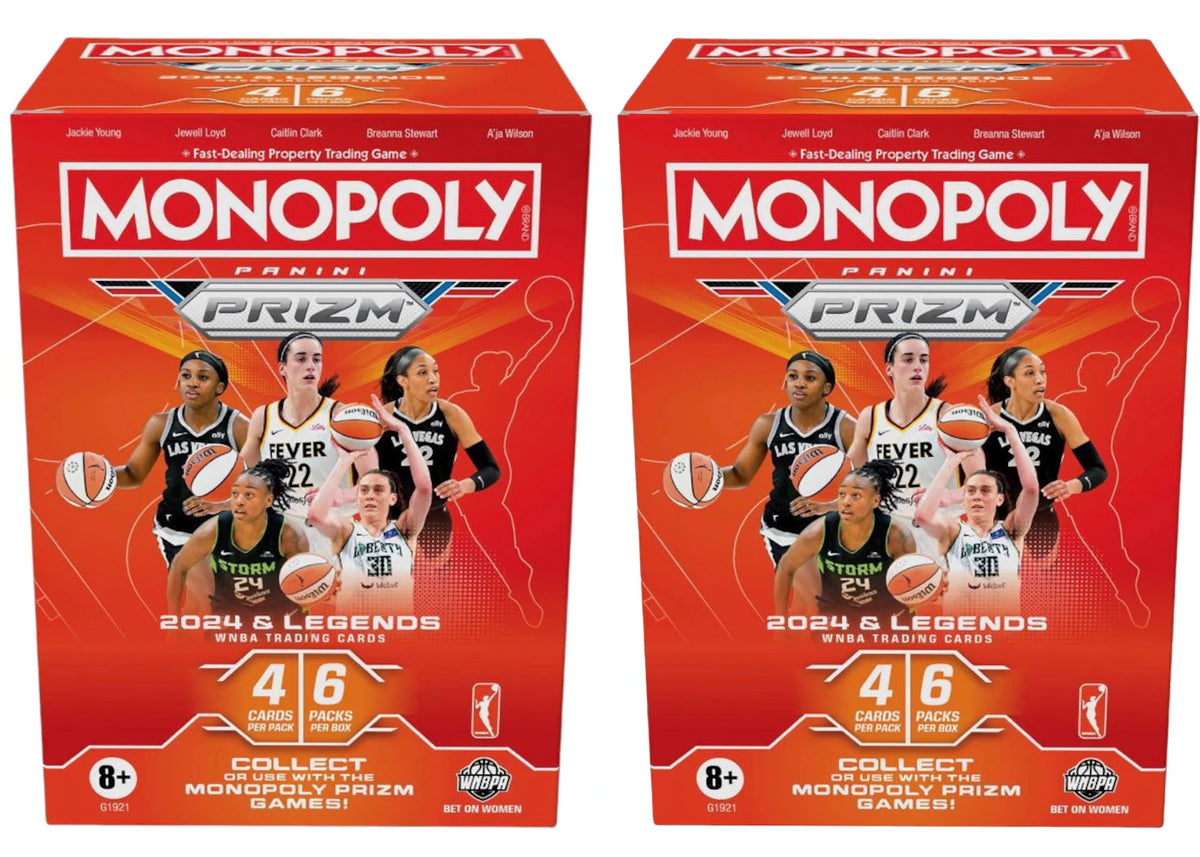2024 Panini Monopoly Prizm WNBA Booster Box 2x Lot -1