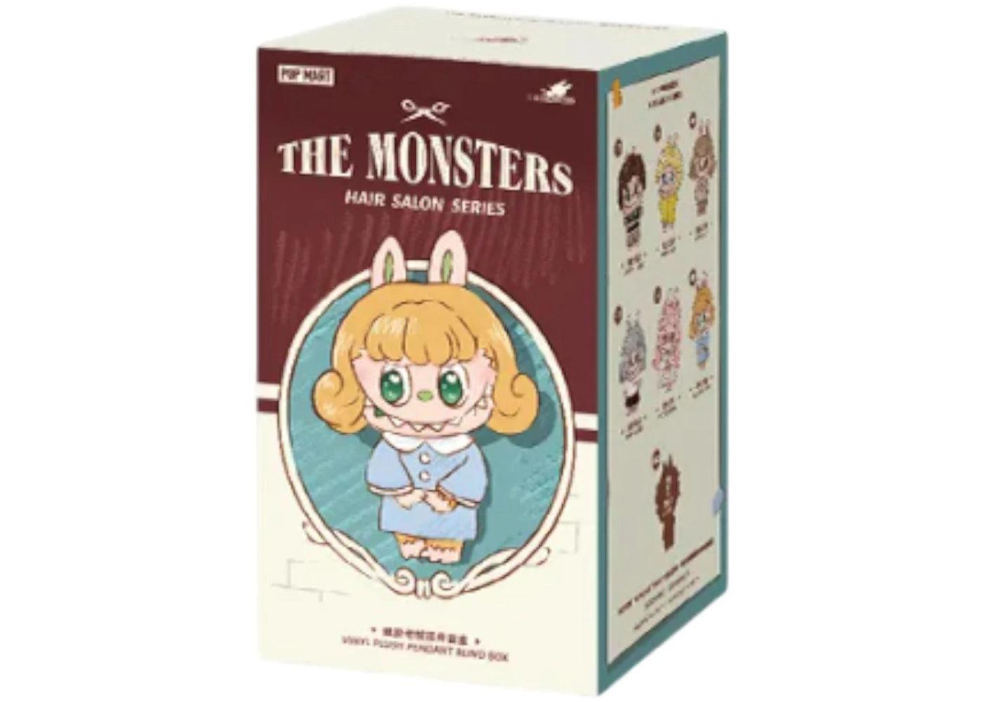 Pop Mart The Monsters Hair Salon Series Vinyl Plush Pendant Single Blind Box -1