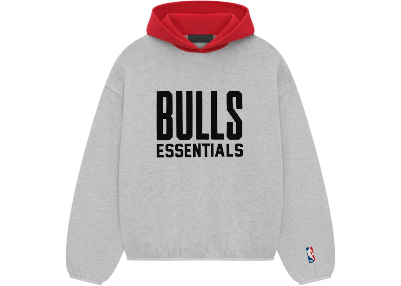 Fear of God Essentials Bulls Hoodie Light Heather Grey -1