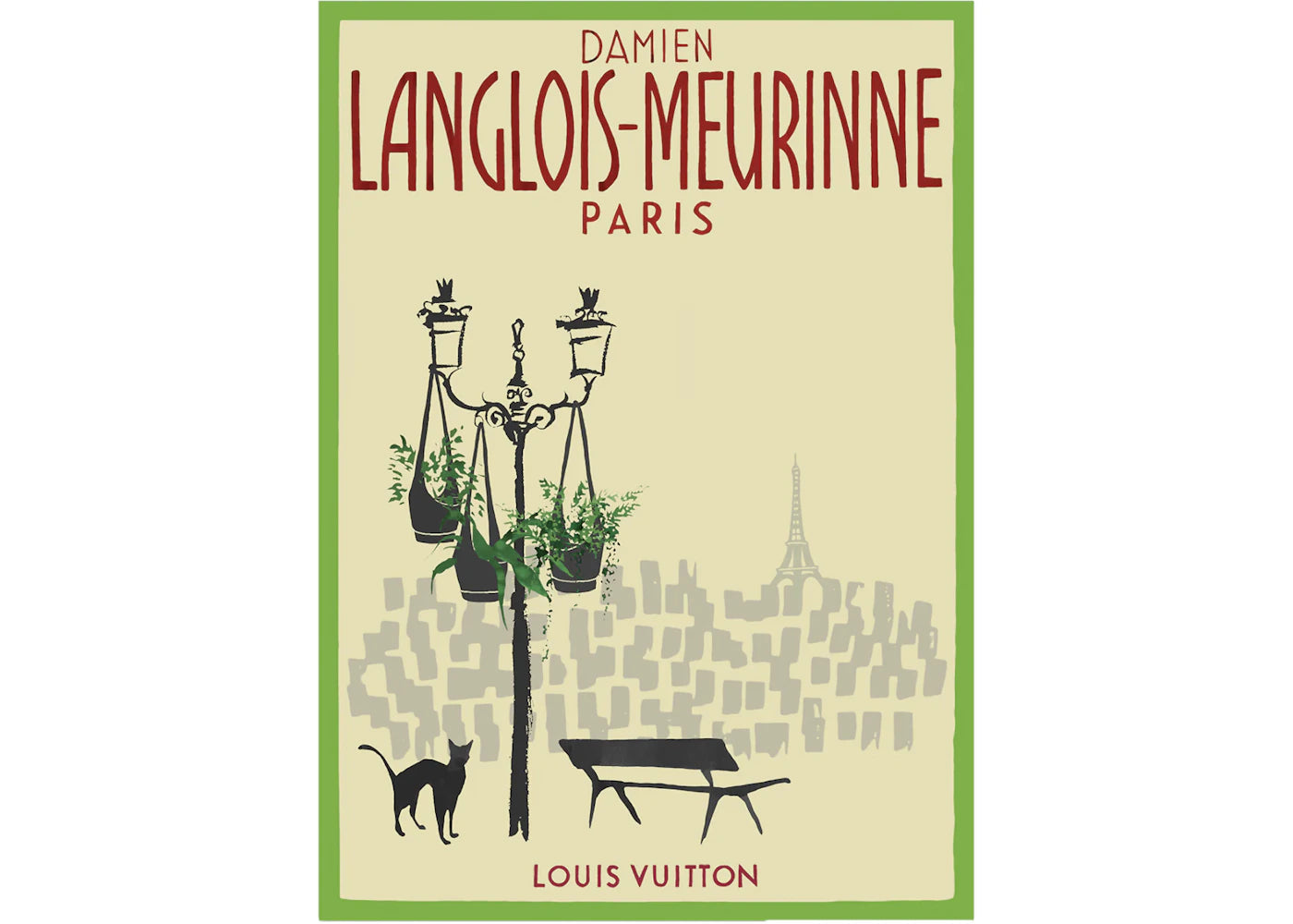 Louis Vuitton Poster Of Damien Langlois-Meurinne R99686 Multi -1