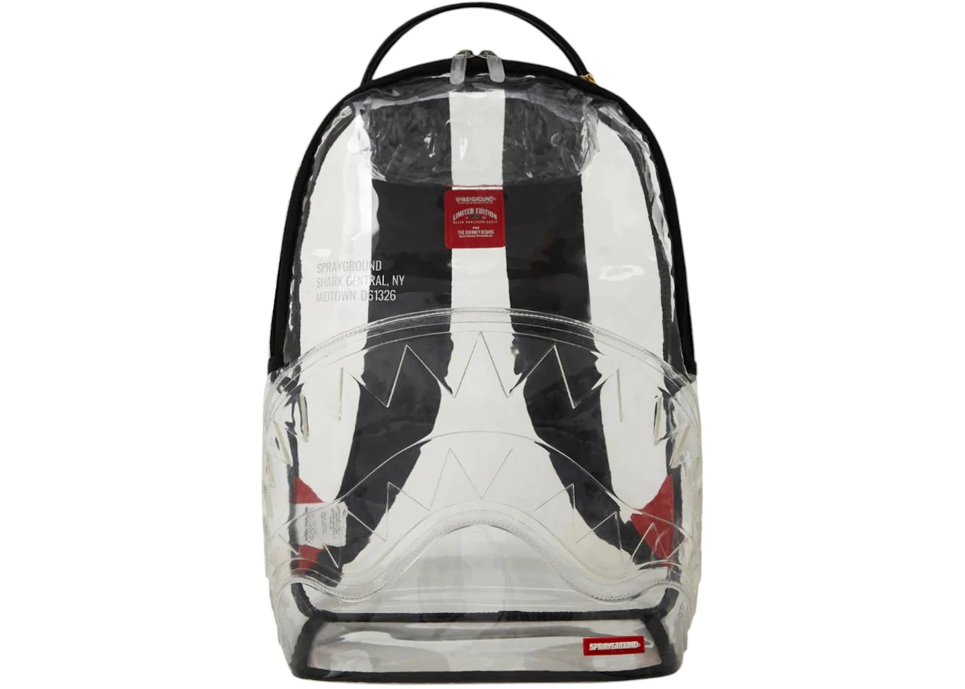 Sprayground Clear Shark Central Backpack Multicolor -1
