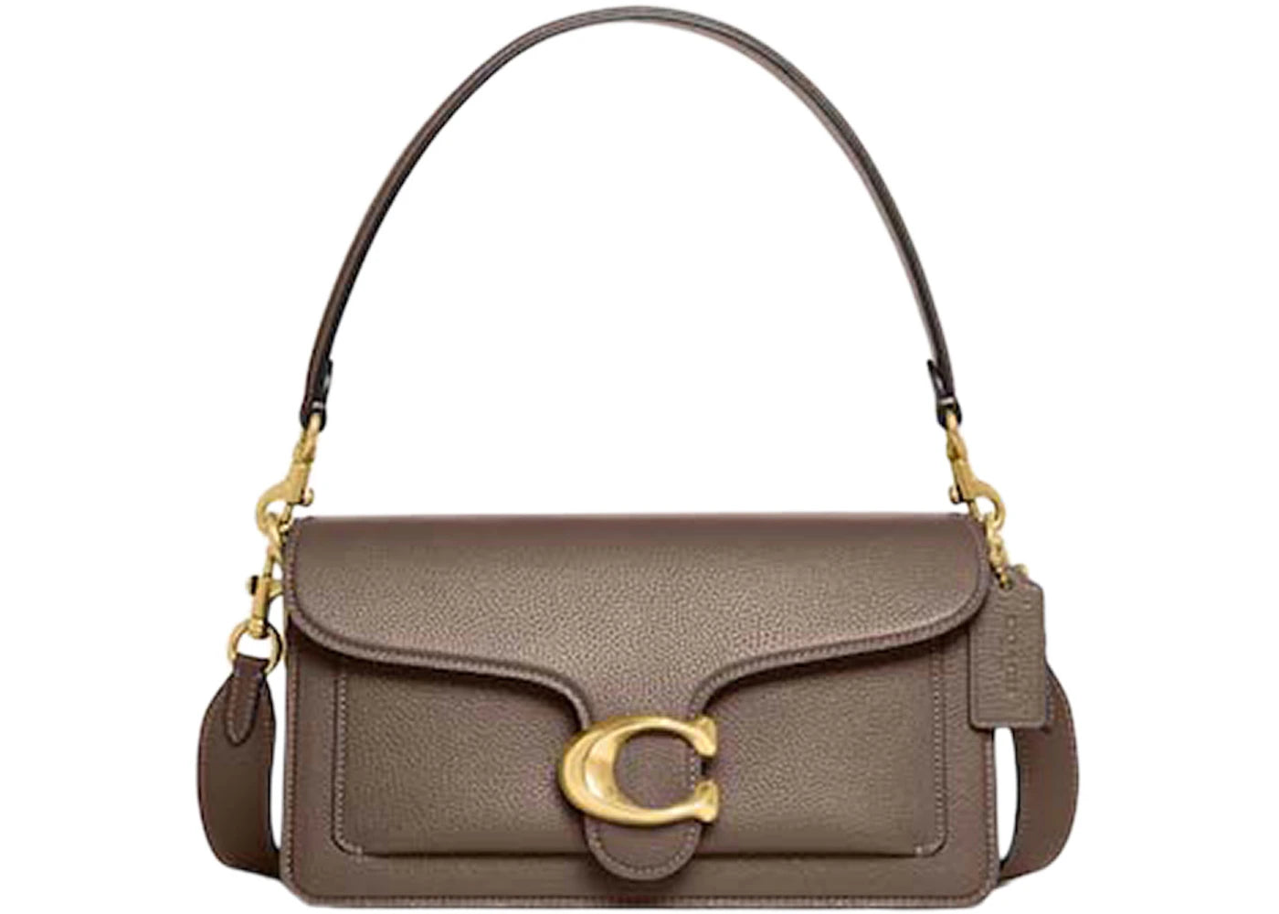Coach Shoulder Bag Tabby 26 Brass/Dark Stone -1