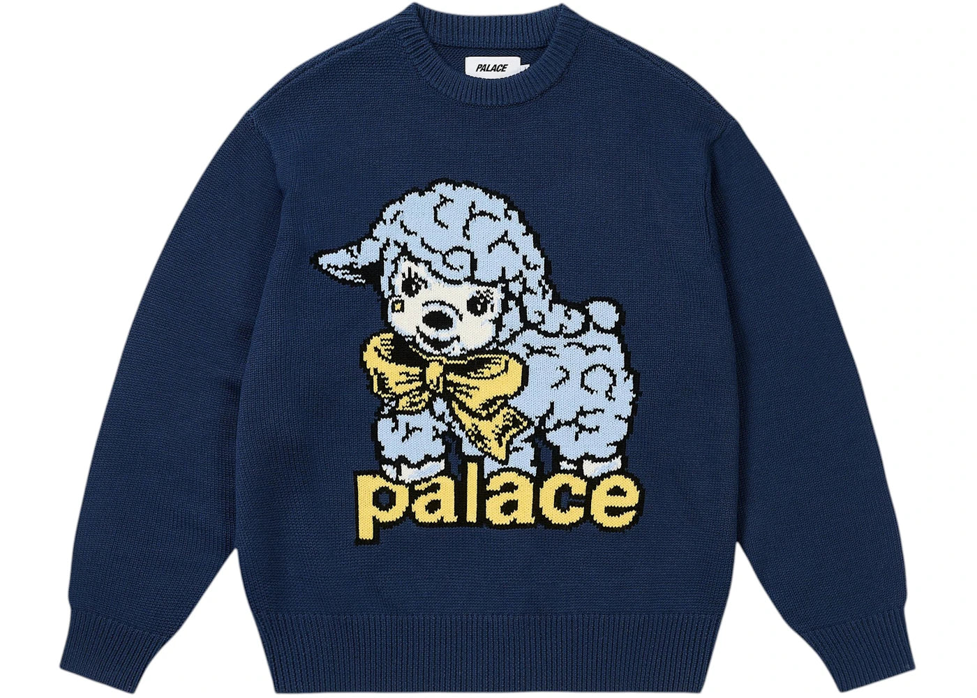 Palace Lamb Knit Sweater Navy -1