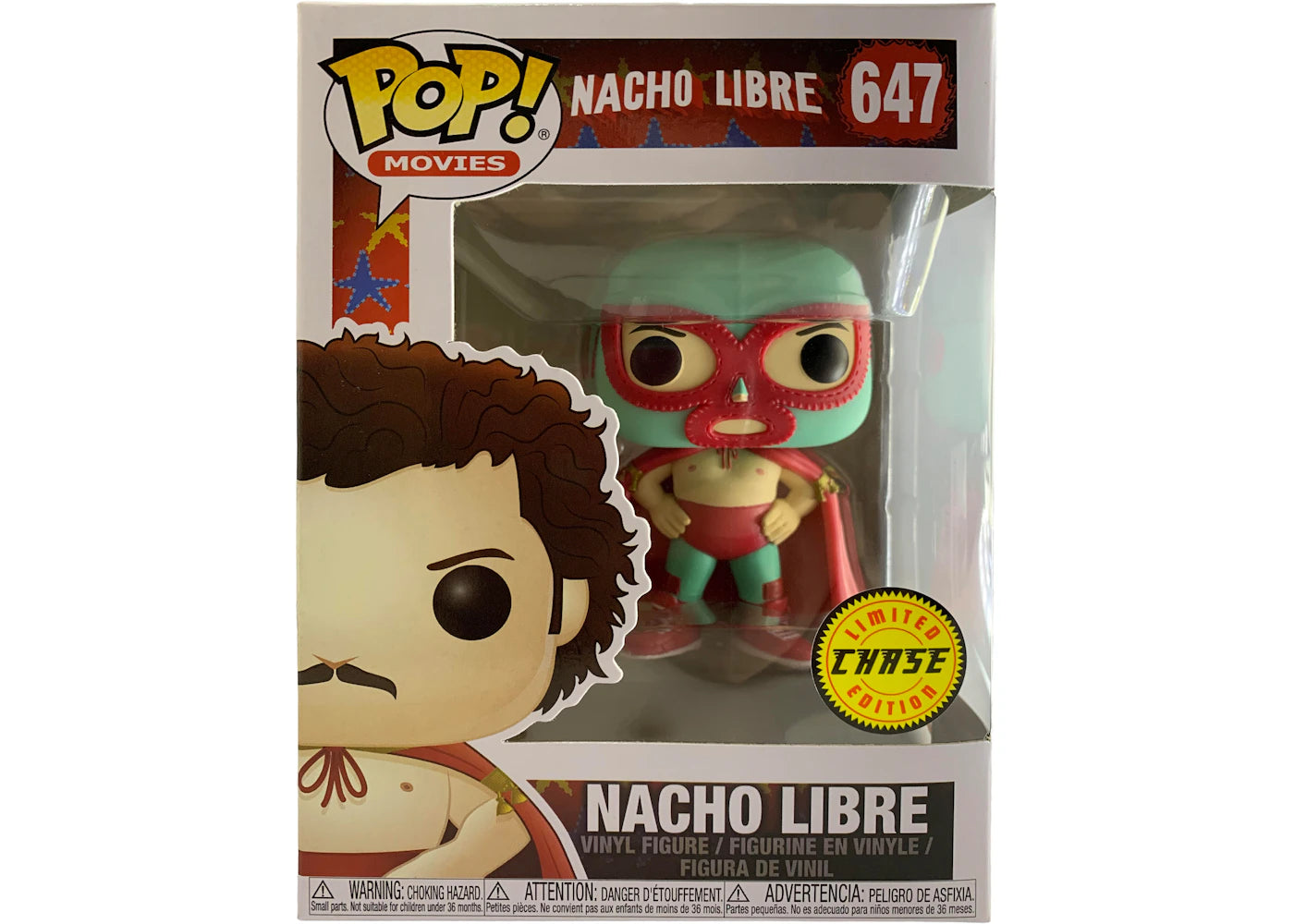 Funko Pop! Movies Nacho Libre Chase Limited Edition Figure #647 -1