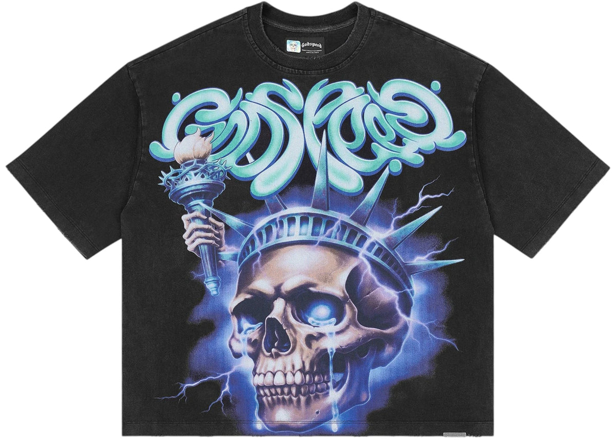 Godspeed Liberty Tears T-Shirt Black -1