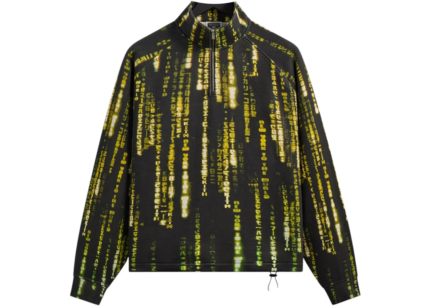 Kith x The Matrix Code Vintage Nelson Quarter Zip Black -1