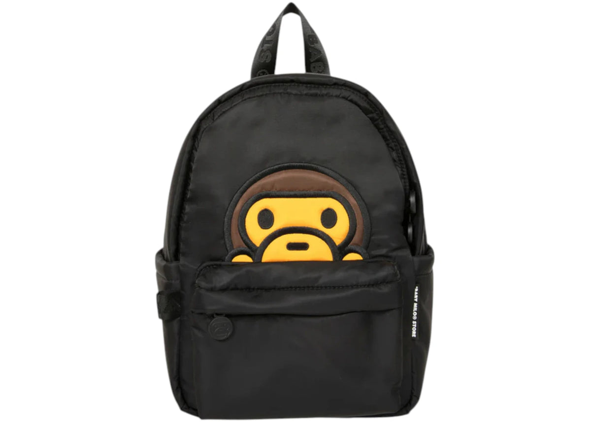 BAPE Baby Milo Mini Soft Backpack Black -1