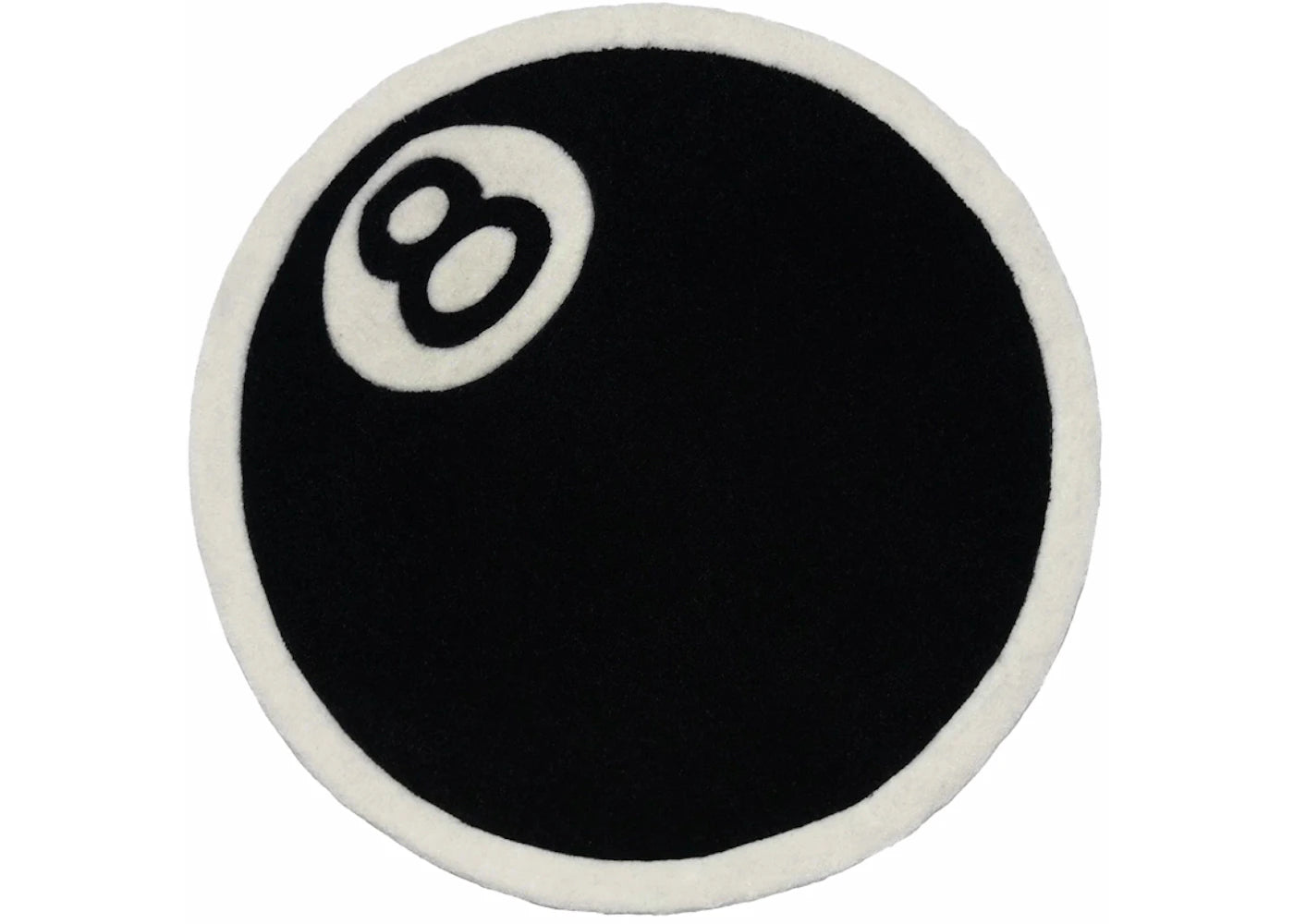 Stussy 8-Ball Rug Black & White -1