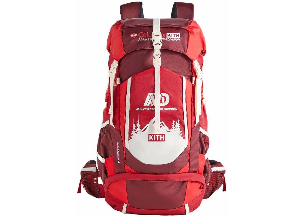 Kith x Columbia 37L Backpack Bright Red -1