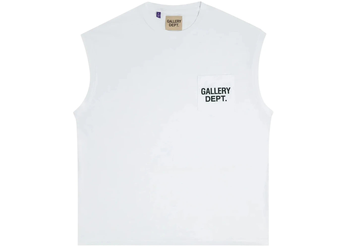 Gallery Dept. Augi Sleeveless Tee White -1
