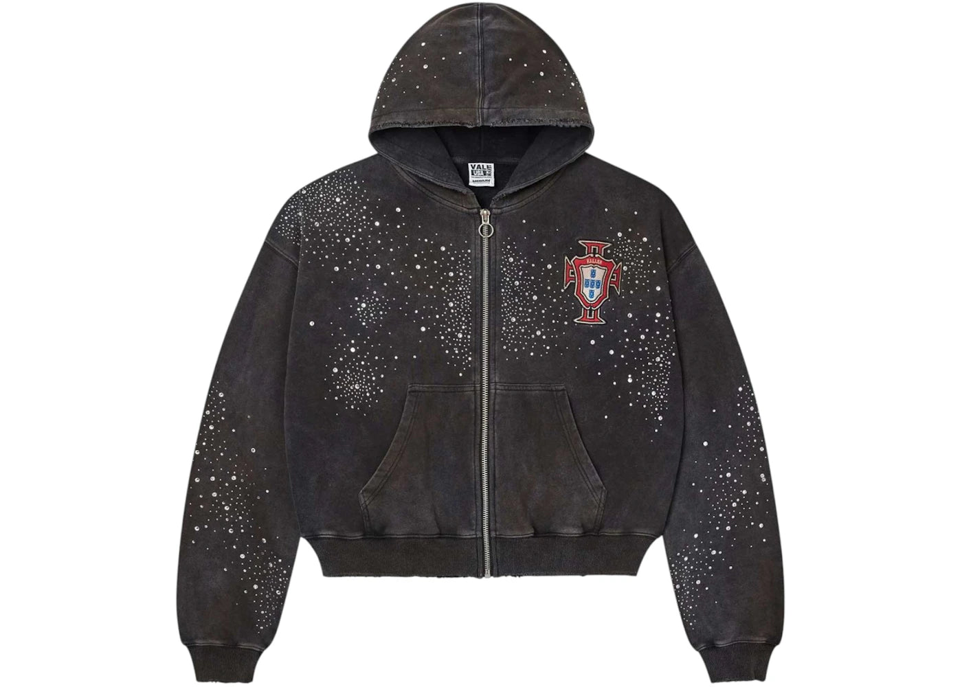 Vale Forever Pluto Cluster Zip Up Hoodie Black -1
