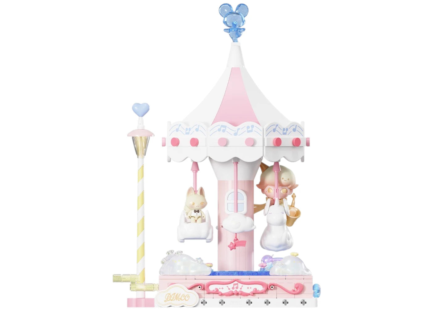 Pop Mart DIMOO Dream Melody Series Galactic Carousel Figure Blocks -1