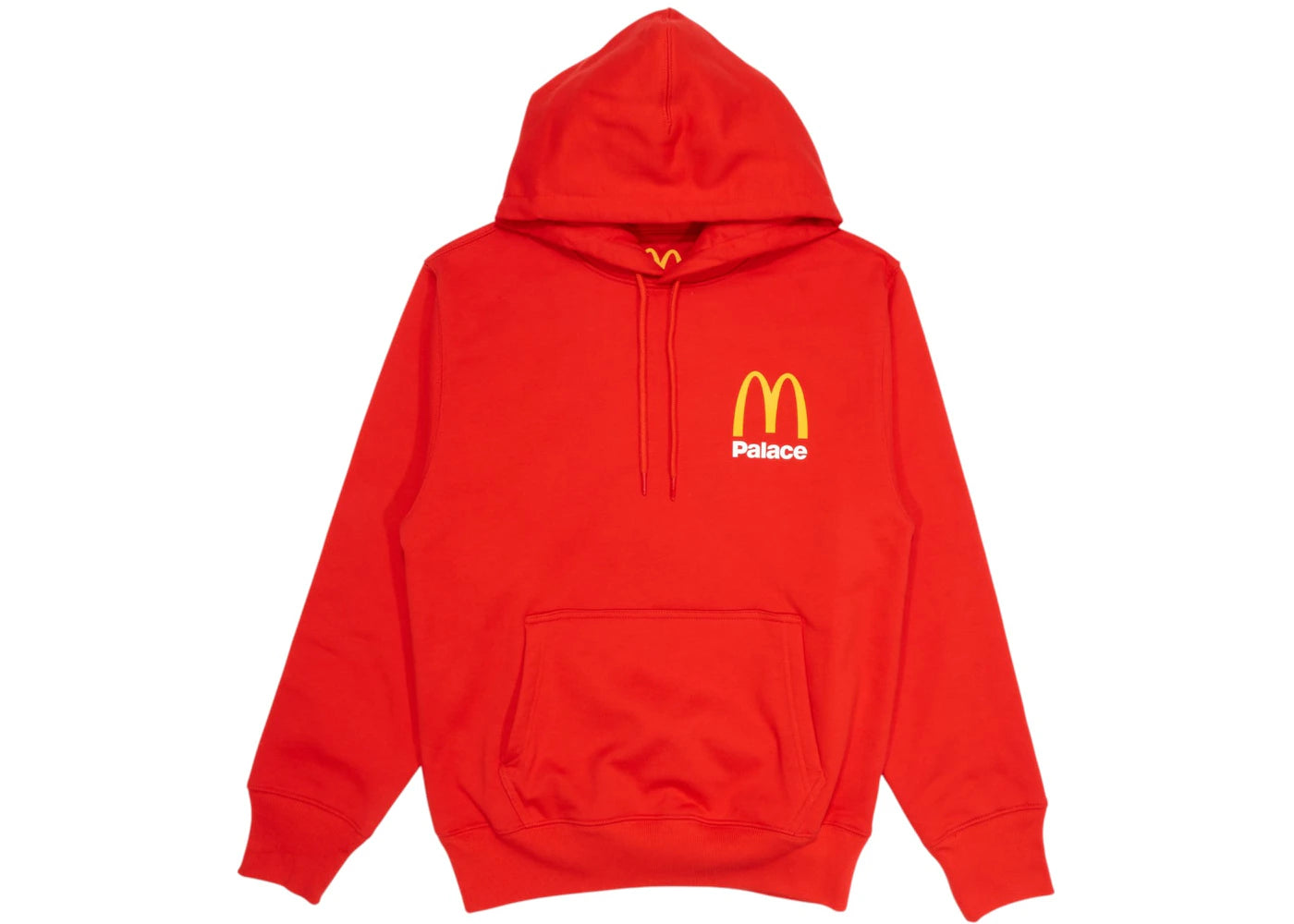Palace x McDonald's Logo Hood Red -1