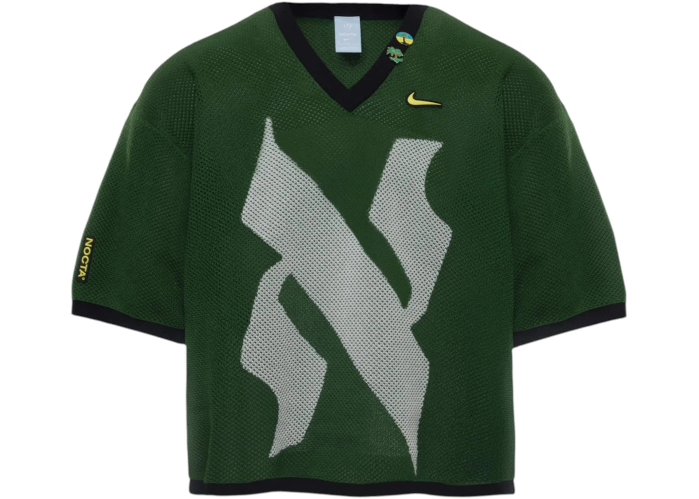 Nike x NOCTA Summer Vybz Knit Short Sleeve Shirt Green -1