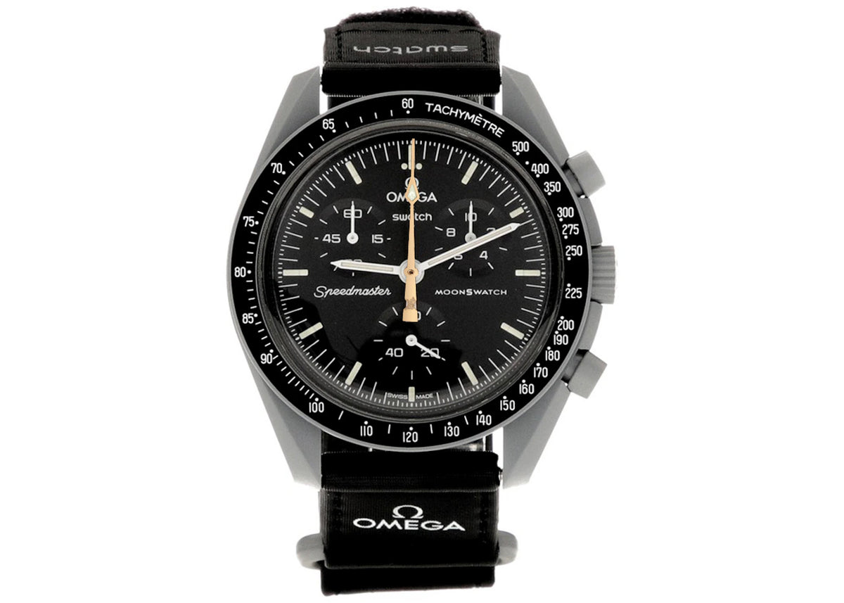 Swatch x Omega Bioceramic Moonswatch Mission To Moonshine Gold Beaver Moon SO33M102-111 (Black) -1