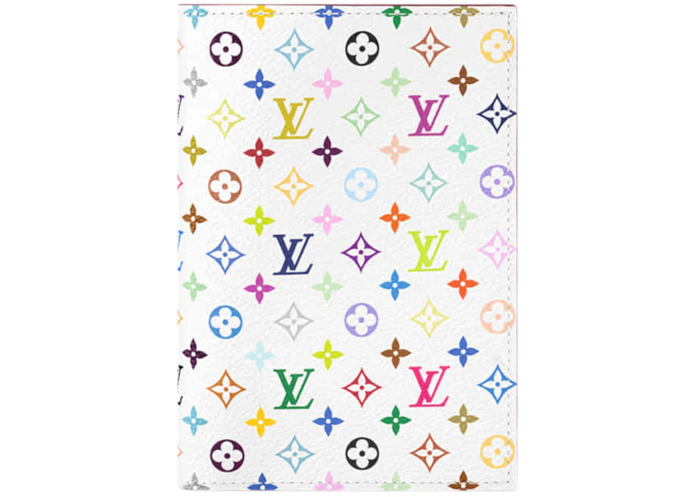 Louis Vuitton x Takashi Murakami Passport Cover White Multicolored -1