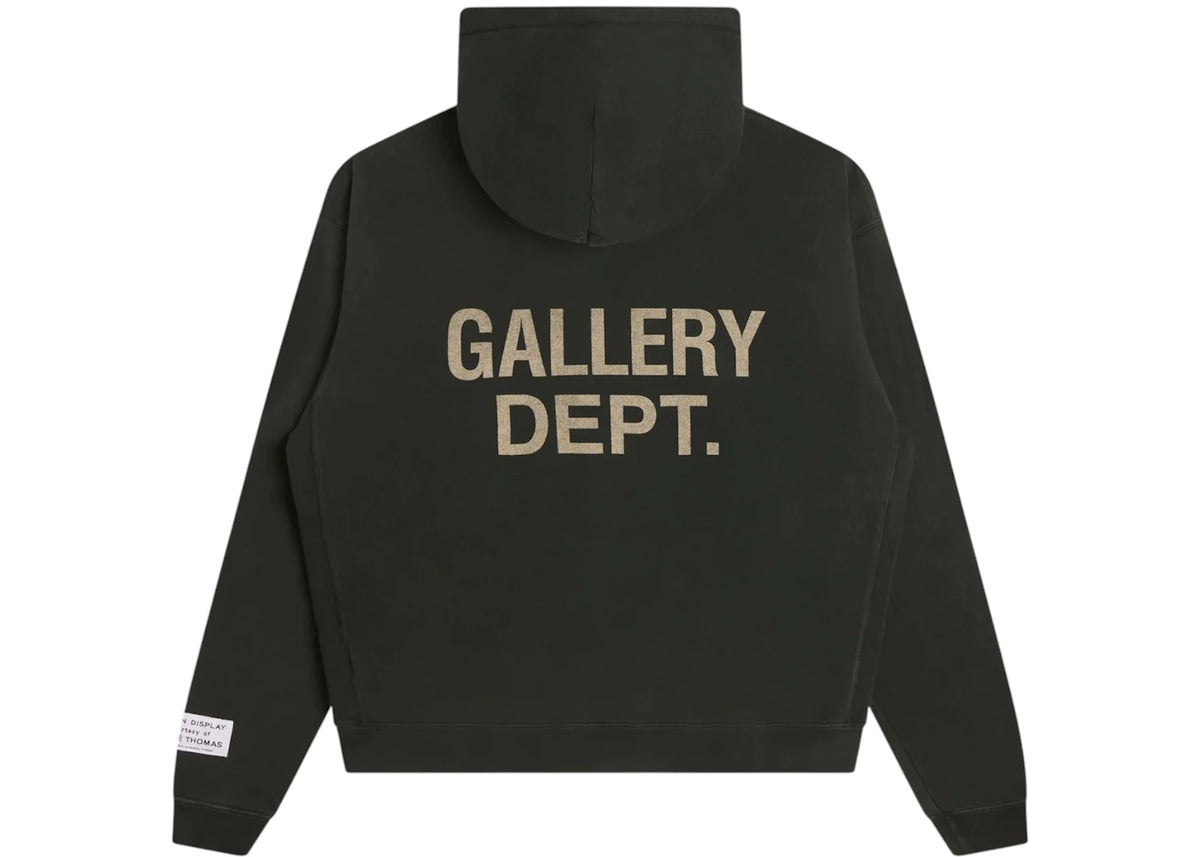 Gallery Dept. 90's GD Logo Hoodie Vintage Black -1