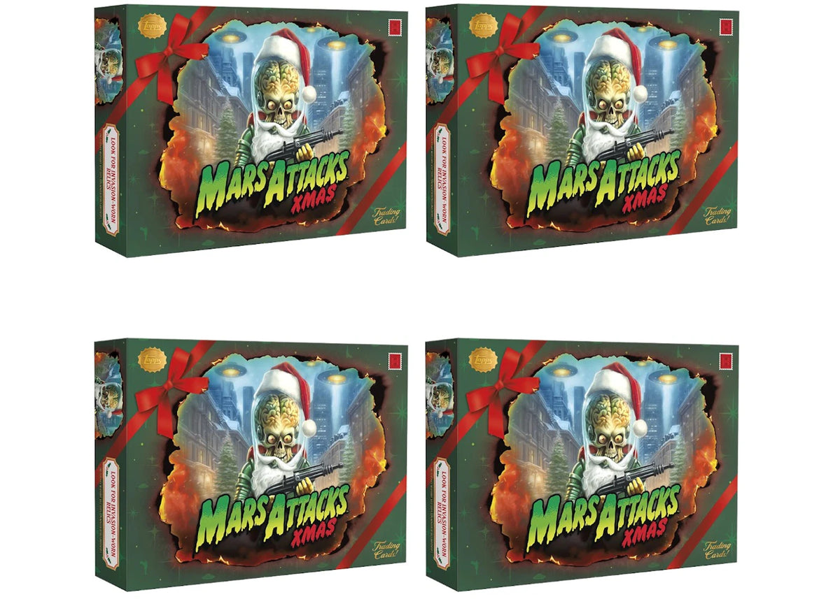 2026 Topps Mars Attacks Christmas Hobby Box 4x Lot -1
